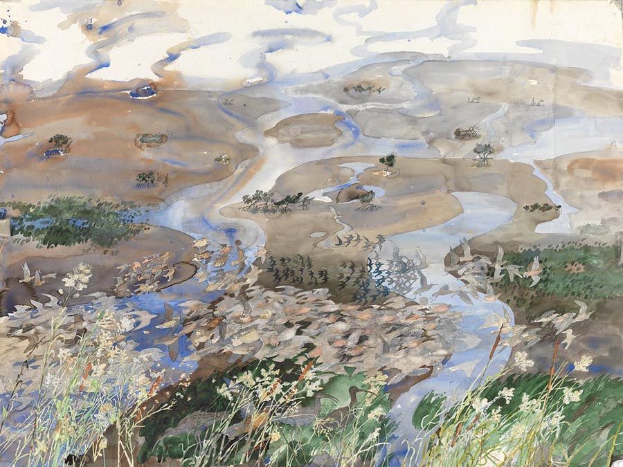 John Wolseley painting